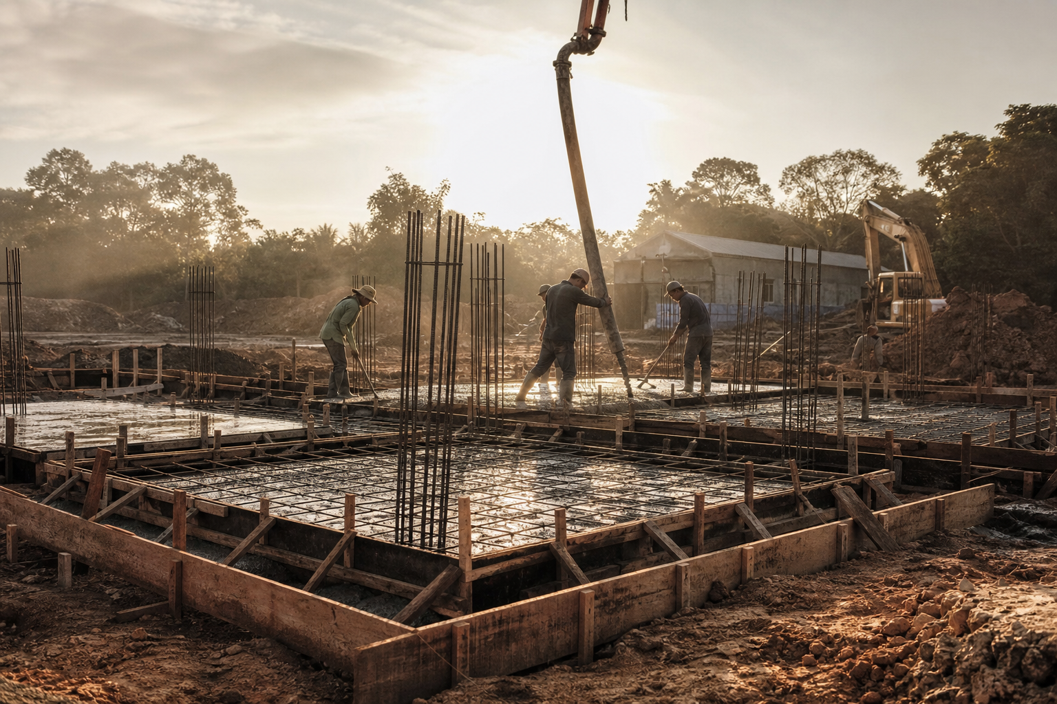 Bảng báo giá trên bàn gỗ