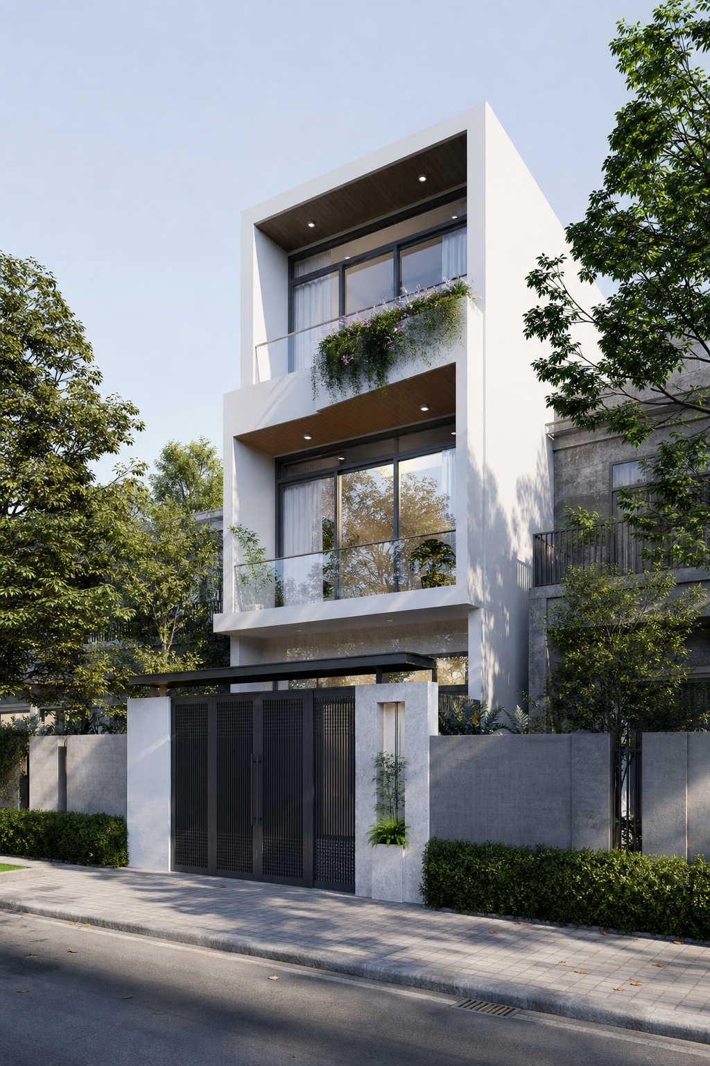 Mặt tiền nhà phố 2 tầng 5x20